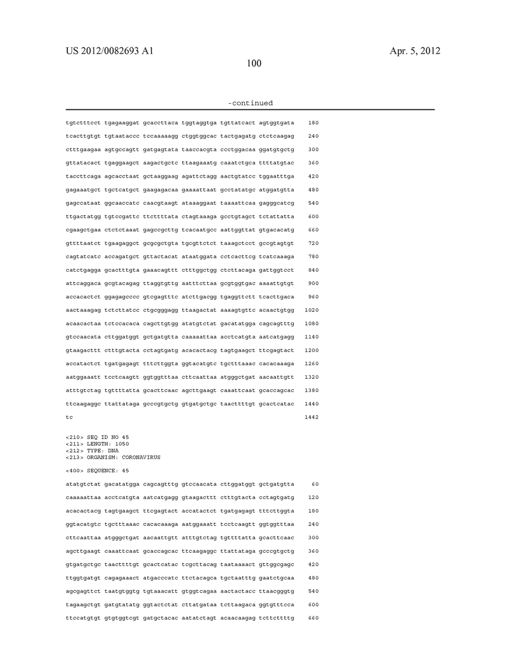 USE OF PROTEINS AND PEPTIDES ENCODED BY THE GENOME OF A NOVEL     SARS-ASSOCIATED CORONAVIRUS STRAIN - diagram, schematic, and image 217