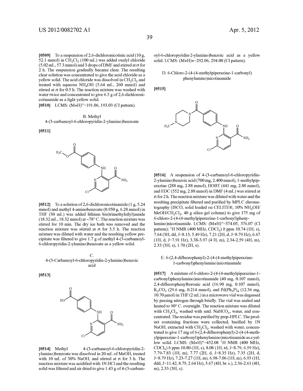 NICOTINAMIDE COMPOUNDS USEFUL AS KINASE MODULATORS - diagram, schematic, and image 40