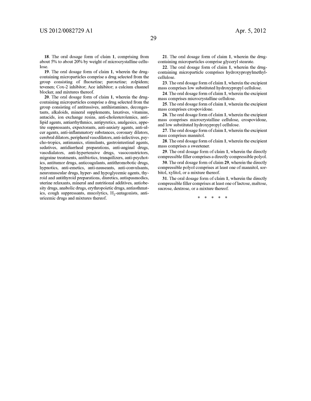 QUICK DISSOLVE COMPOSITIONS AND TABLETS BASED THEREON - diagram, schematic, and image 30