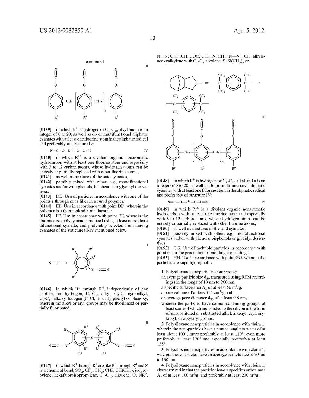 ORGANICALLY FUNCTIONALIZED POLYSILOXANE NANOPARTICLES, METHOD FOR THE     PRODUCTION THEREOF, AND USE THEREOF - diagram, schematic, and image 15