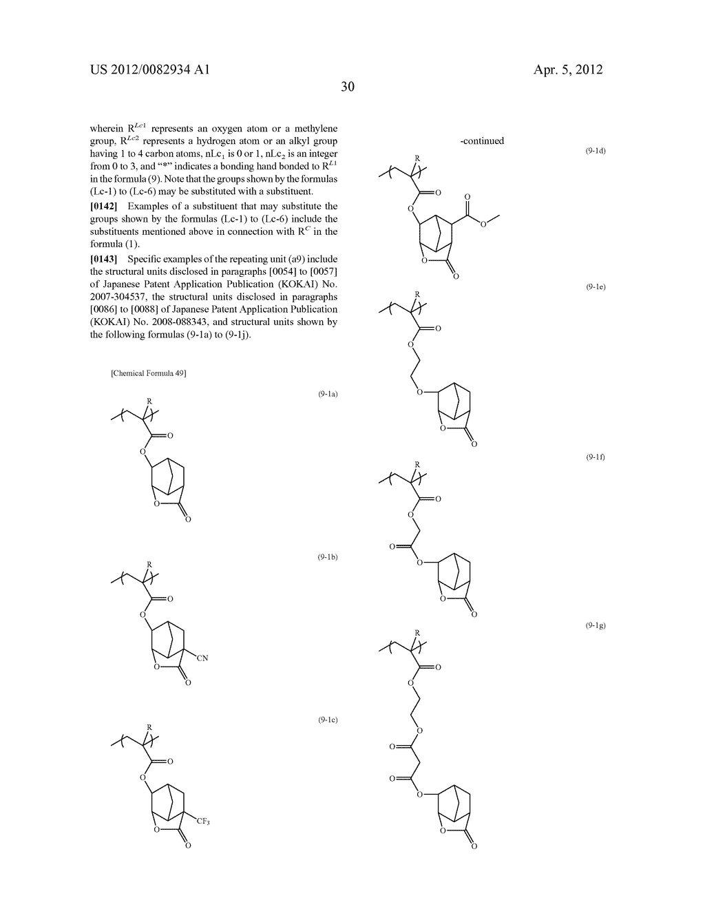 RADIATION-SENSITIVE RESIN COMPOSITION, POLYMER AND COMPOUND - diagram, schematic, and image 31