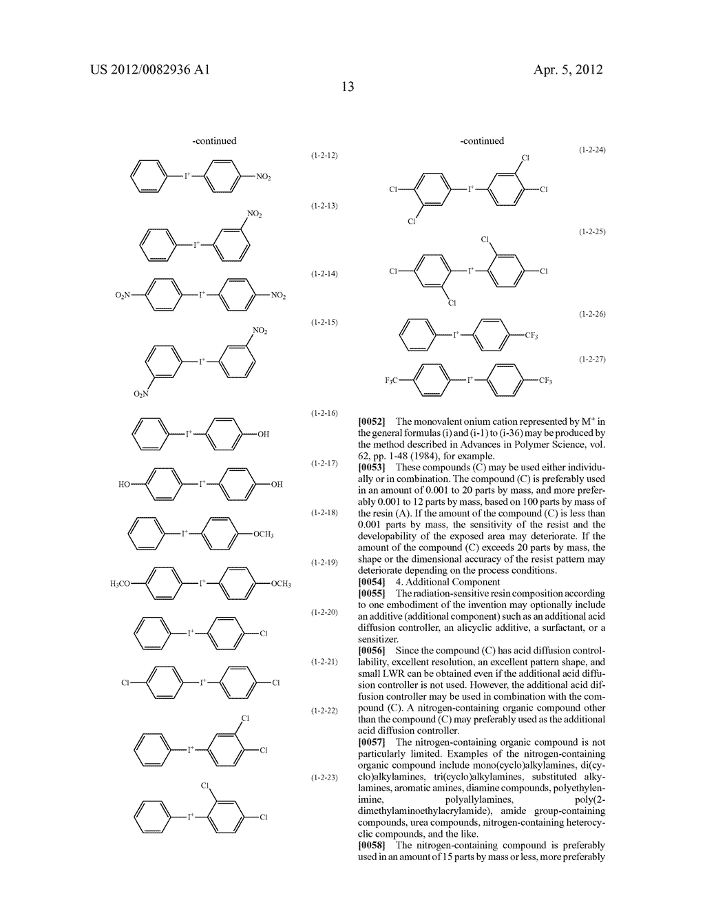 RADIATION-SENSITIVE RESIN COMPOSITION - diagram, schematic, and image 14