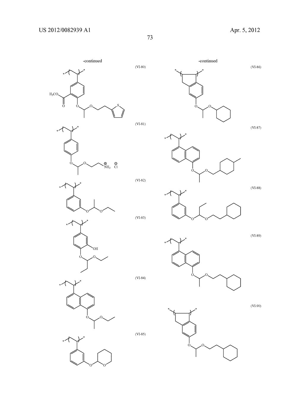 ACTIVE LIGHT RAY SENSITIVE OR RADIOACTIVE RAY SENSITIVE RESIN COMPOSITION,     AND ACTIVE LIGHT RAY SENSITIVE OR RADIOACTIVE RAY SENSITIVE FILM AND     PATTERN FORMING METHOD USING THE SAME - diagram, schematic, and image 74