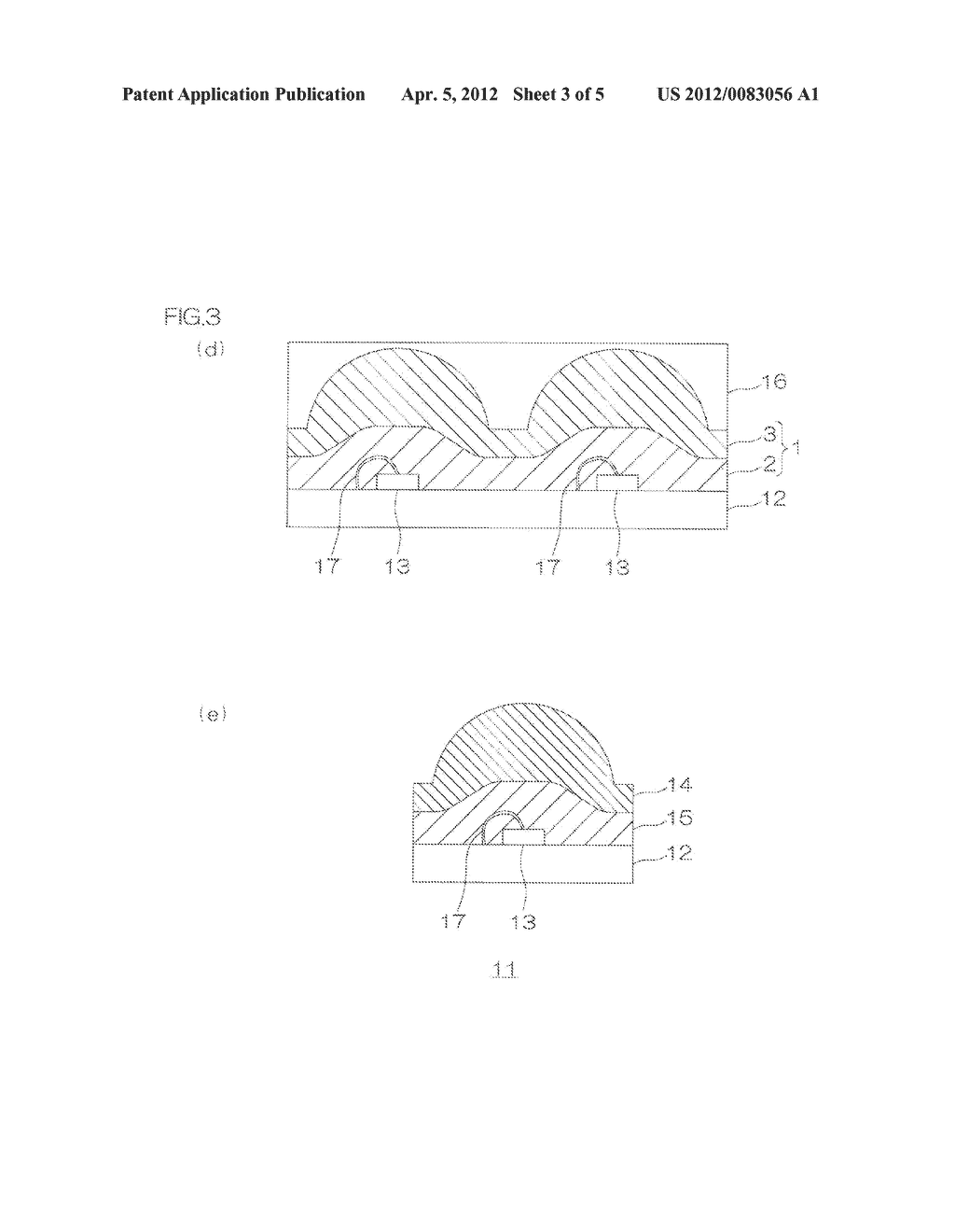 LIGHT EMITTING DIODE SEALING MEMBER AND METHOD FOR PRODUCING LIGHT     EMITTING DIODE DEVICE - diagram, schematic, and image 04