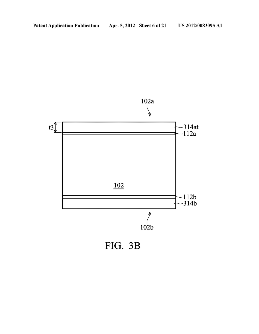 METHOD OF FABRICATING SEMICONDUCTOR DEVICE BY THINNING HARDMASK LAYERS ON     FRONTSIDE AND BACKSIDE OF SUBSTRATE - diagram, schematic, and image 07