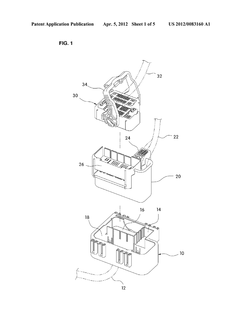 THREE CONNECTORS MUTUALLY CONDUCTIVE AND DETACHABLY CONNECTED TO EACH     OTHER - diagram, schematic, and image 02