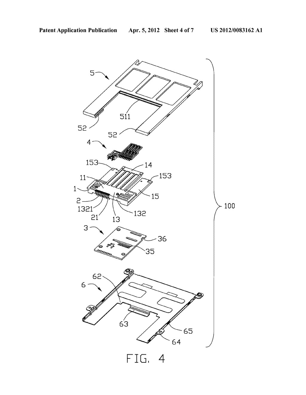 ELECTRICAL CARD CONNECTOR WITH IMPROVED CONTACTS ARRANGEMENT - diagram, schematic, and image 05