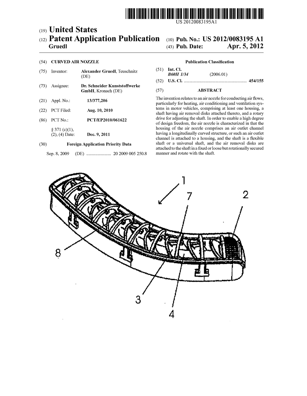 CURVED AIR NOZZLE - diagram, schematic, and image 01