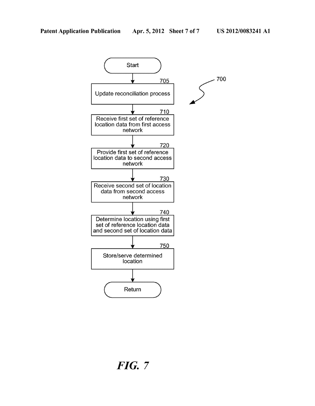 Location Continuity Service for Locating Mobile Devices Using Multiple     Access Networks Including Wireless Telecommunication Networks - diagram, schematic, and image 08