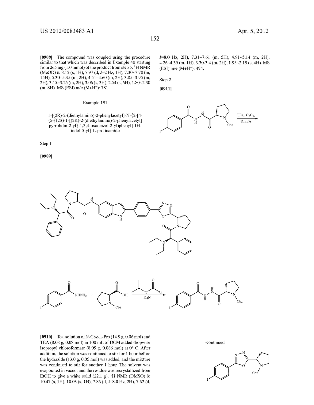 INHIBITORS OF HEPATITIS C VIRUS REPLICATION - diagram, schematic, and image 153