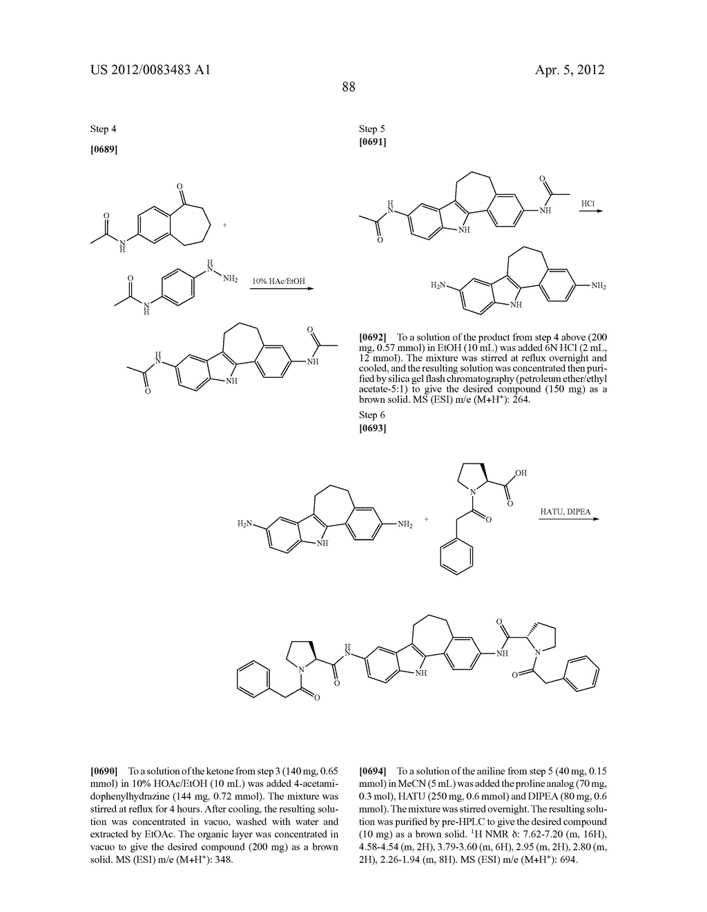 INHIBITORS OF HEPATITIS C VIRUS REPLICATION - diagram, schematic, and image 89