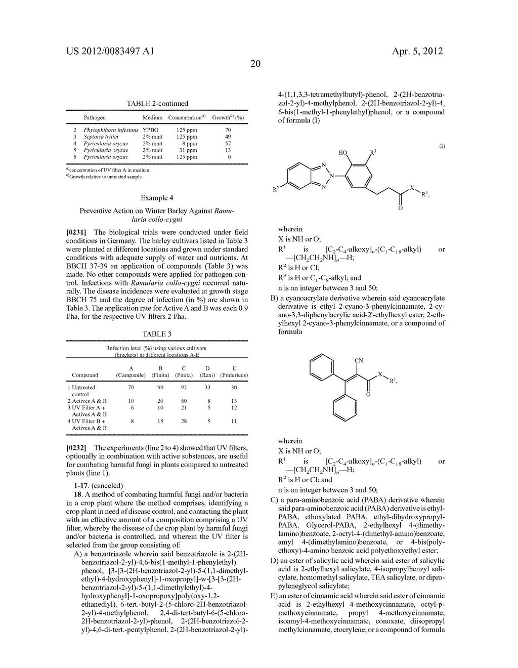 Method for Combating Harmful Fungi - diagram, schematic, and image 21