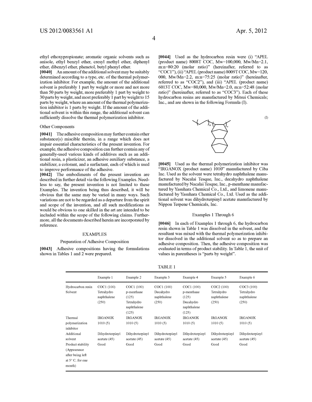 ADHESIVE COMPOSITION - diagram, schematic, and image 05