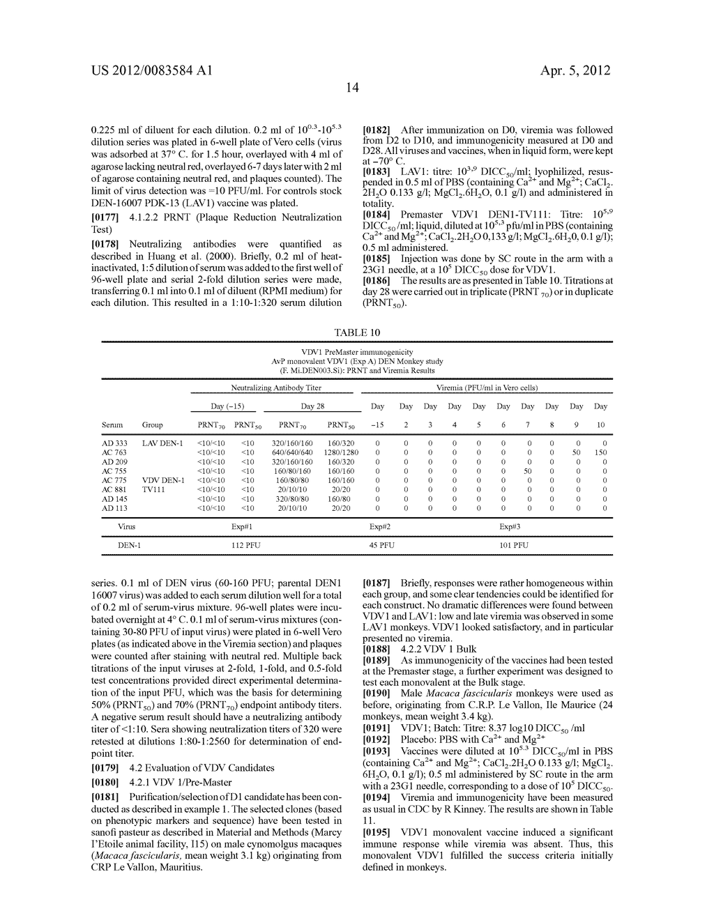 DENGUE SEROTYPE 1 ATTENUATED STRAIN - diagram, schematic, and image 20