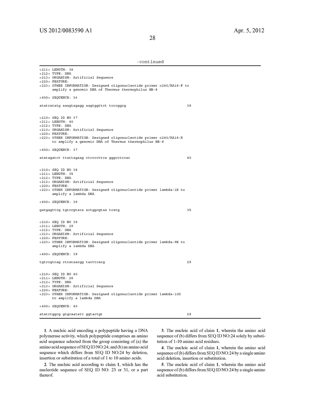 POLYPEPTIDES HAVING DNA POLYMERASE ACTIVITY - diagram, schematic, and image 30