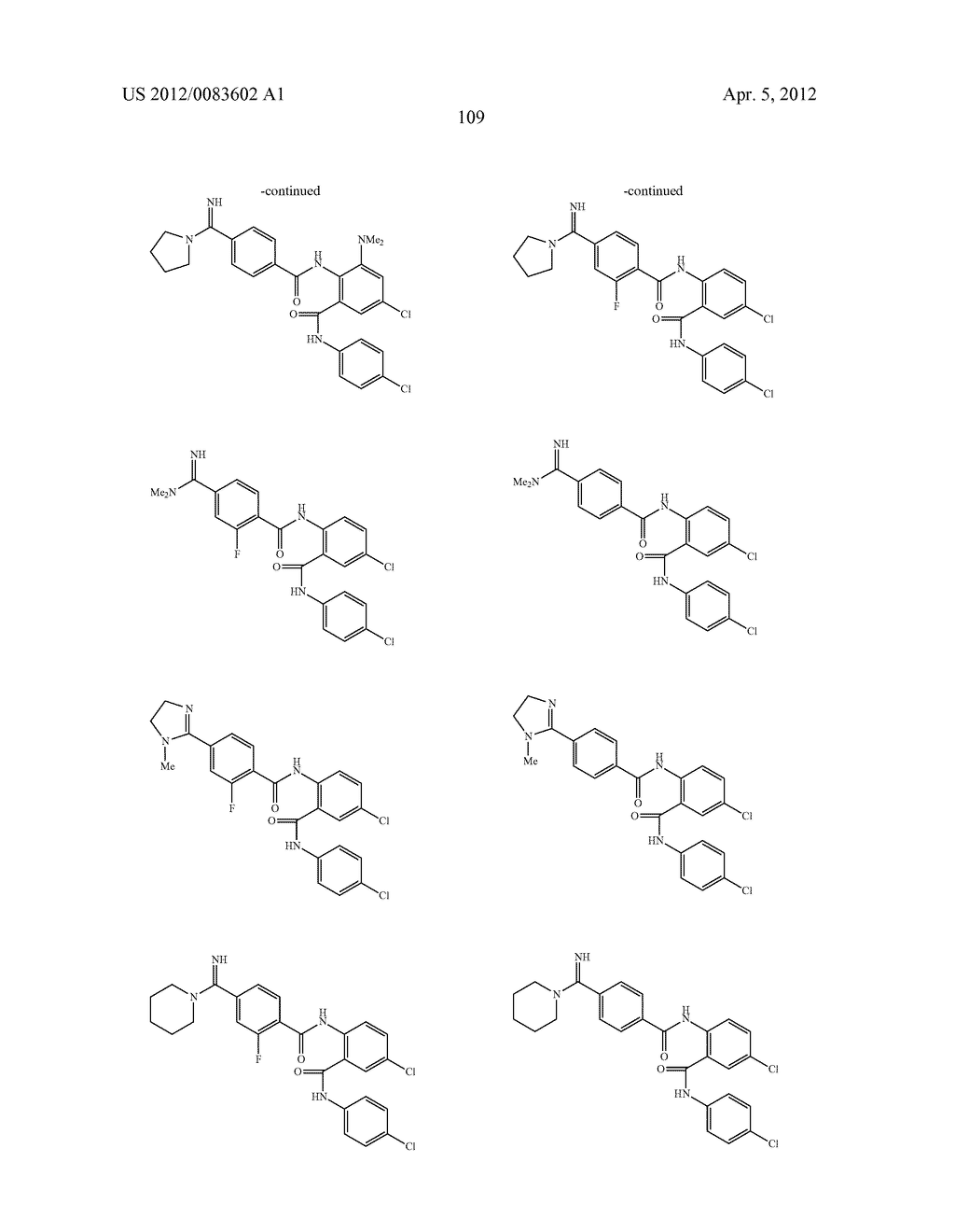 BENZAMIDES AND RELATED INHIBITORS OF FACTOR XA - diagram, schematic, and image 110