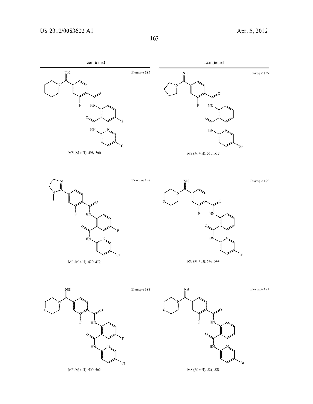 BENZAMIDES AND RELATED INHIBITORS OF FACTOR XA - diagram, schematic, and image 164