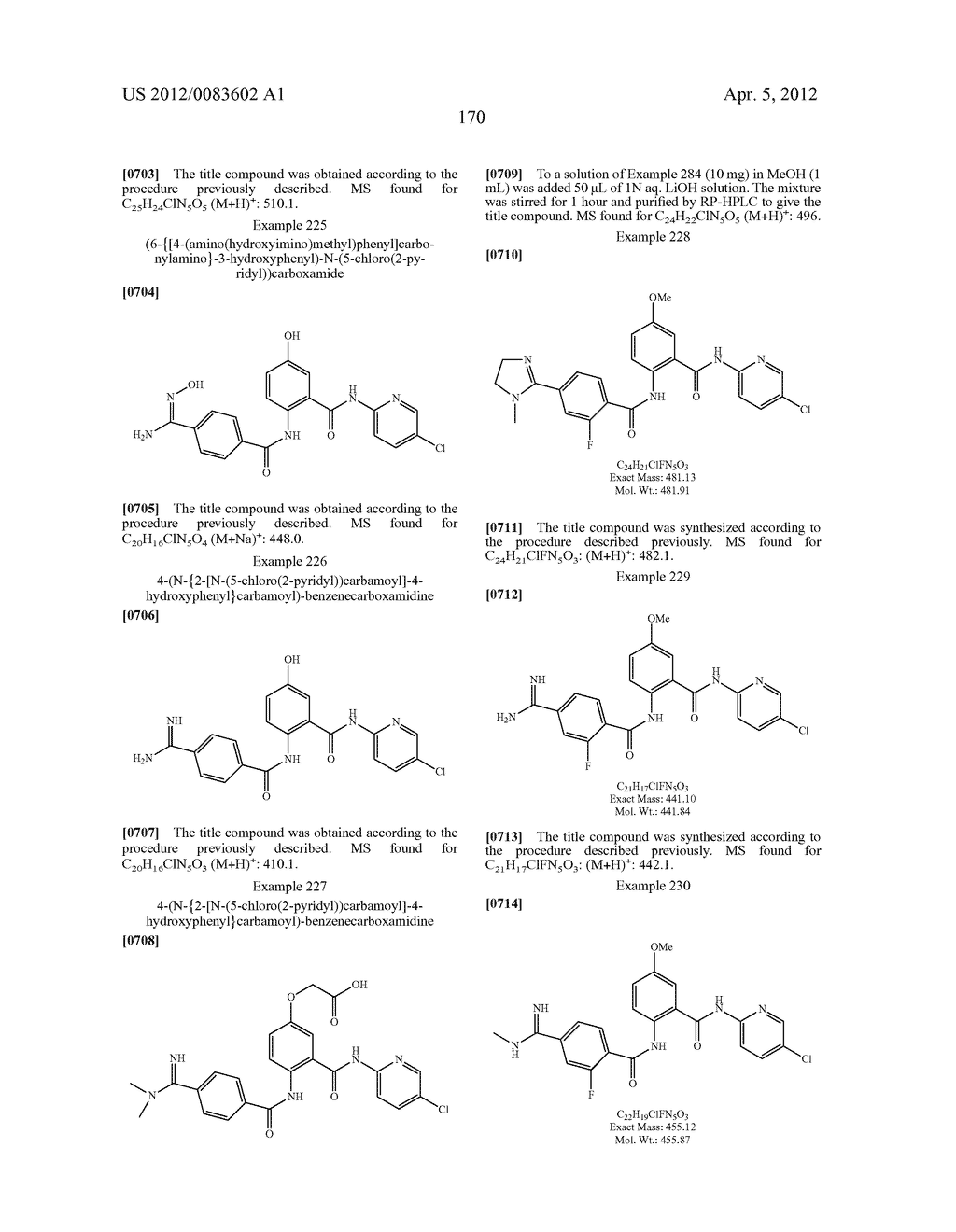 BENZAMIDES AND RELATED INHIBITORS OF FACTOR XA - diagram, schematic, and image 171