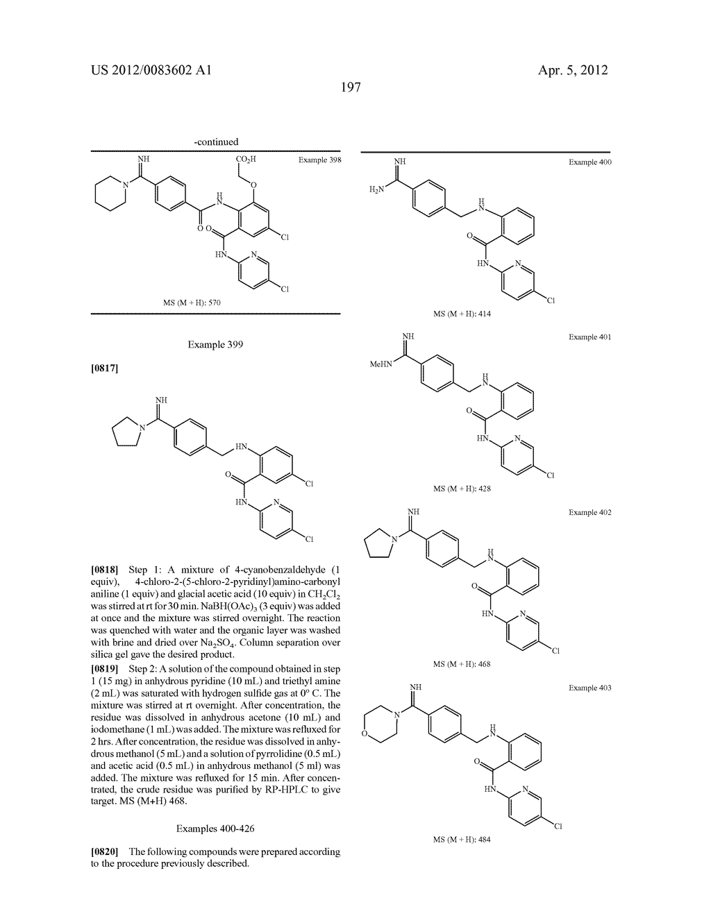 BENZAMIDES AND RELATED INHIBITORS OF FACTOR XA - diagram, schematic, and image 198