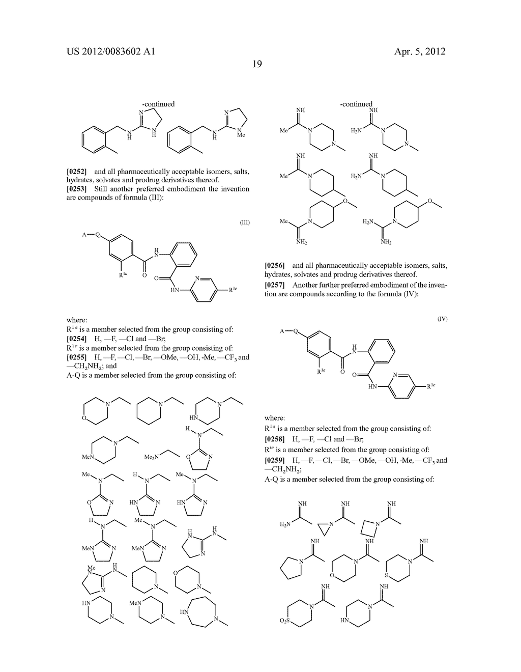 BENZAMIDES AND RELATED INHIBITORS OF FACTOR XA - diagram, schematic, and image 20