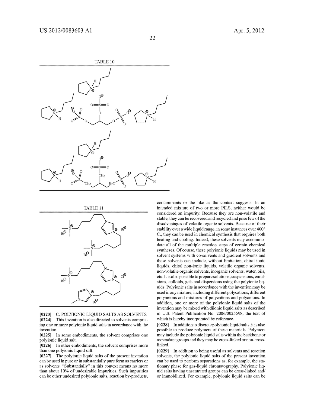 HIGH STABILITY POLYIONIC LIQUID SALTS - diagram, schematic, and image 26