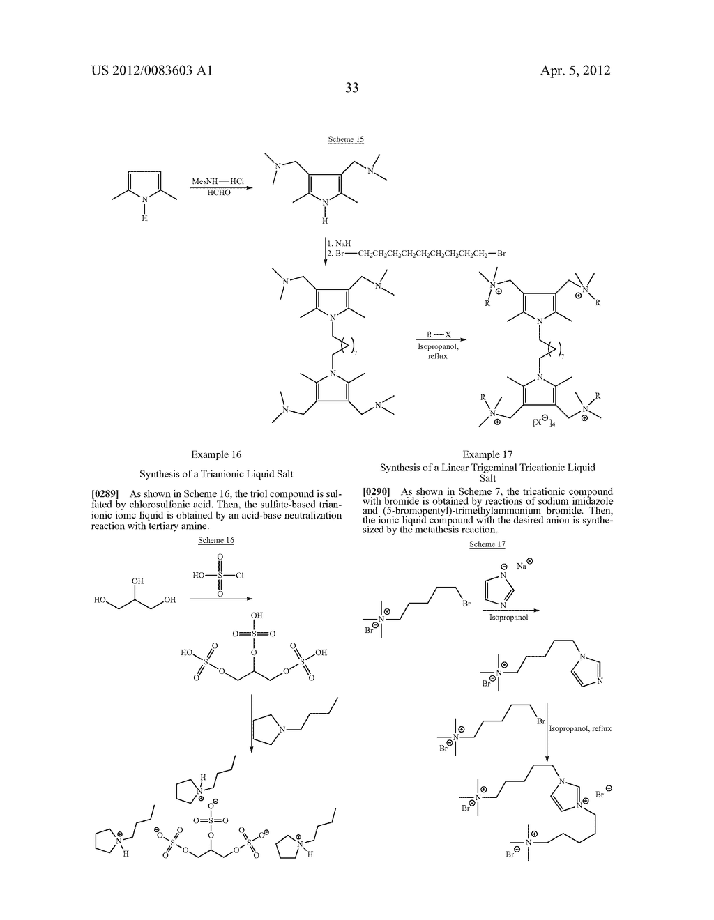 HIGH STABILITY POLYIONIC LIQUID SALTS - diagram, schematic, and image 37