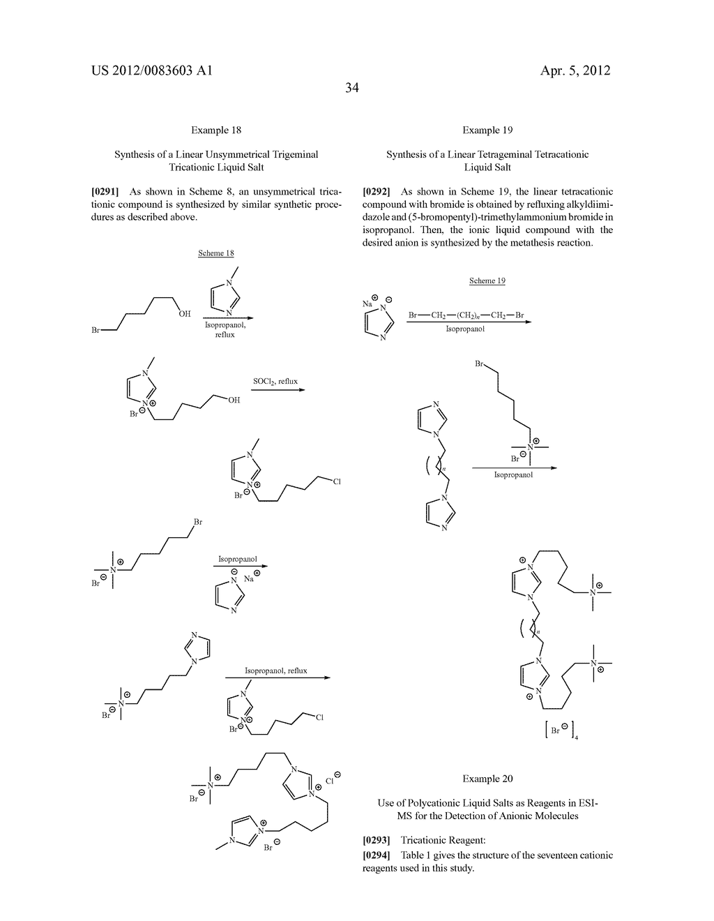 HIGH STABILITY POLYIONIC LIQUID SALTS - diagram, schematic, and image 38