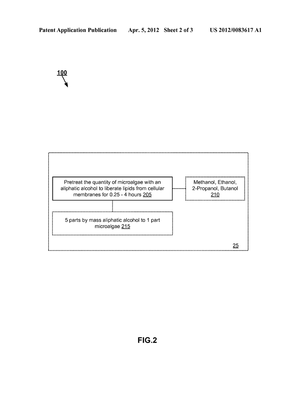 Process for Extracting Lipids from Microalgae - diagram, schematic, and image 03