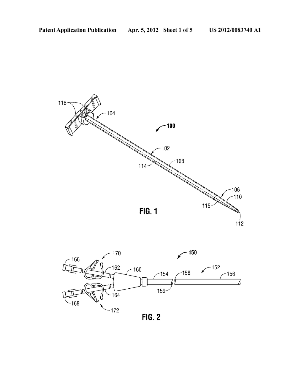 Introducer Sheath for Catheters - diagram, schematic, and image 02