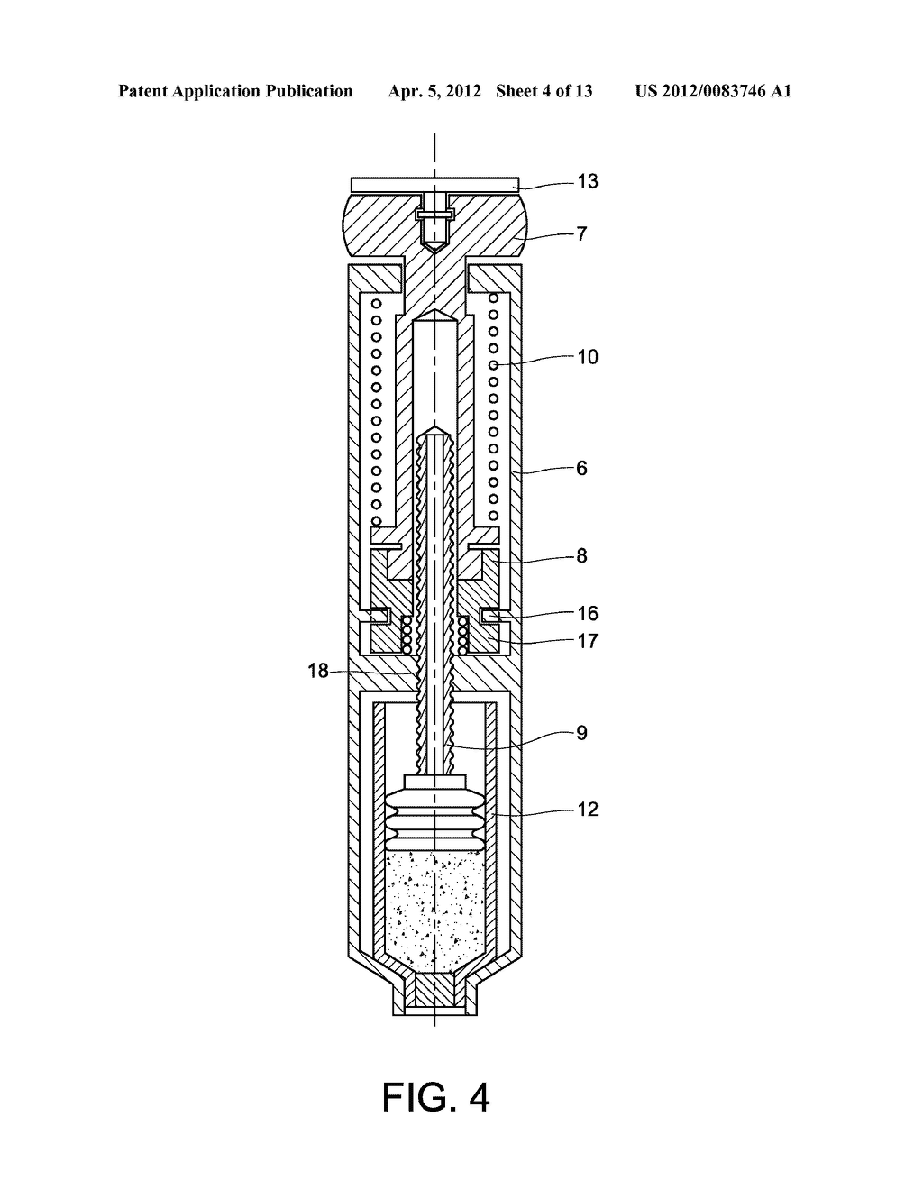 Automatic Injection Device with a Top Release Mechanism - diagram, schematic, and image 05
