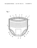 PANTS-TYPE DISPOSABLE DIAPER diagram and image