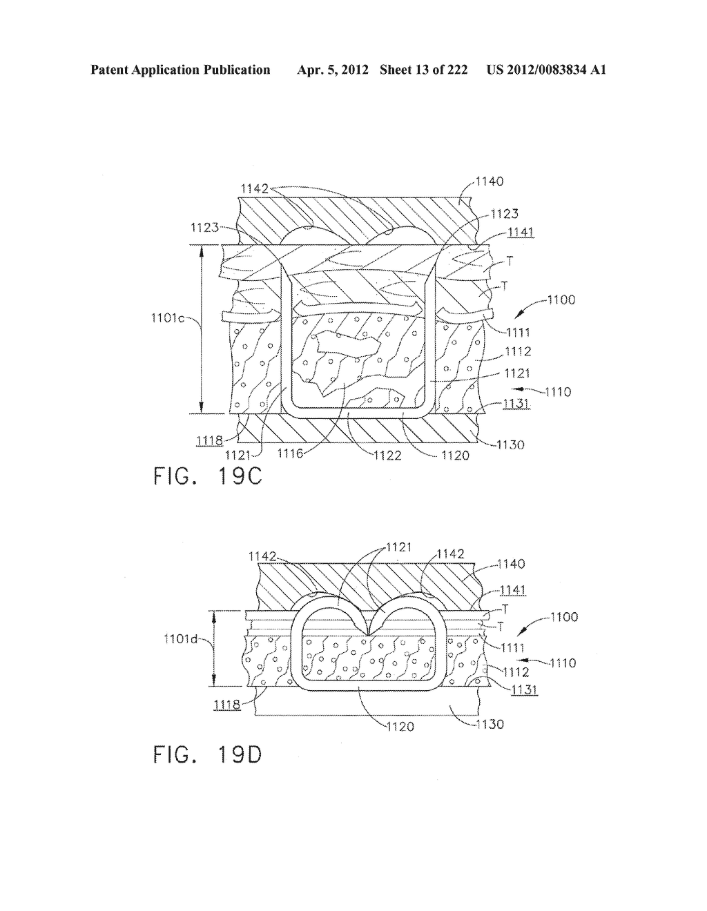 COMPRESSIBLE STAPLE CARTRIDGE COMPRISING ALIGNMENT MEMBERS - diagram, schematic, and image 14