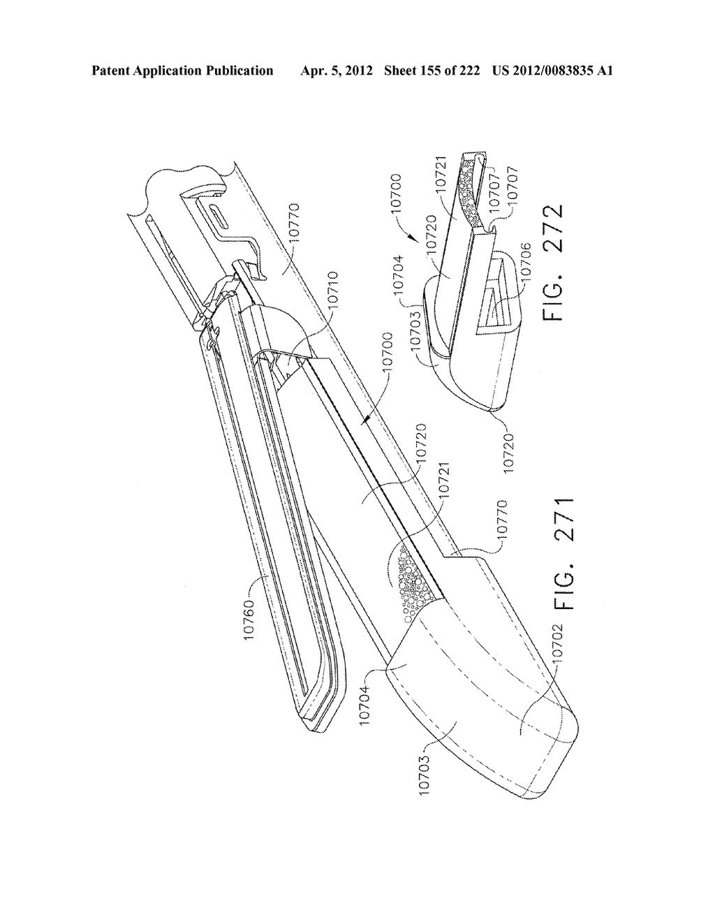 STAPLE CARTRIDGE COMPRISING A TISSUE THICKNESS COMPENSATOR - diagram, schematic, and image 156