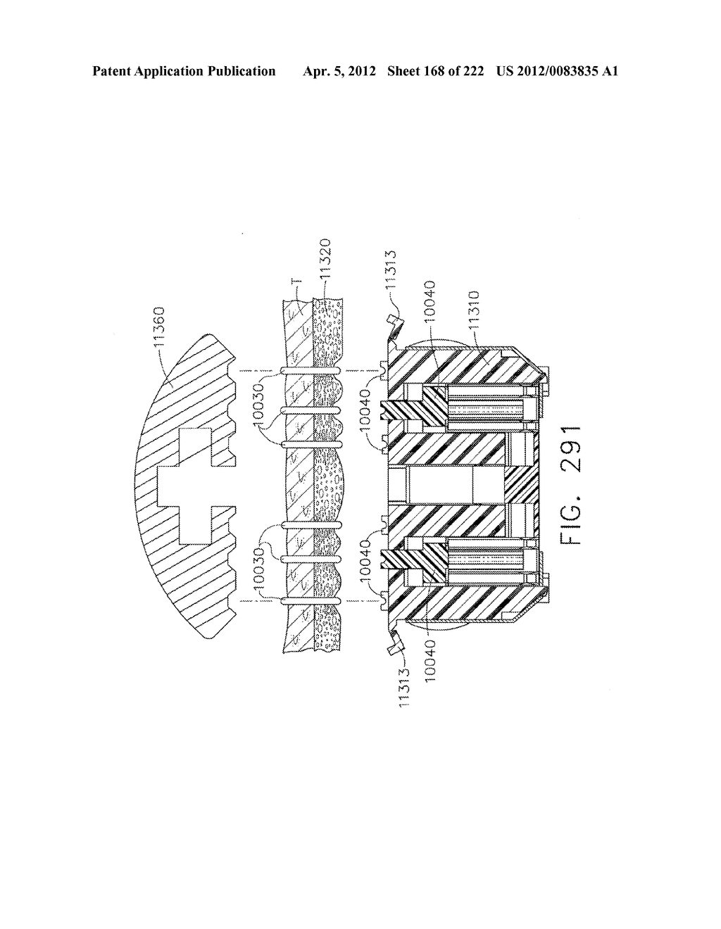 STAPLE CARTRIDGE COMPRISING A TISSUE THICKNESS COMPENSATOR - diagram, schematic, and image 169