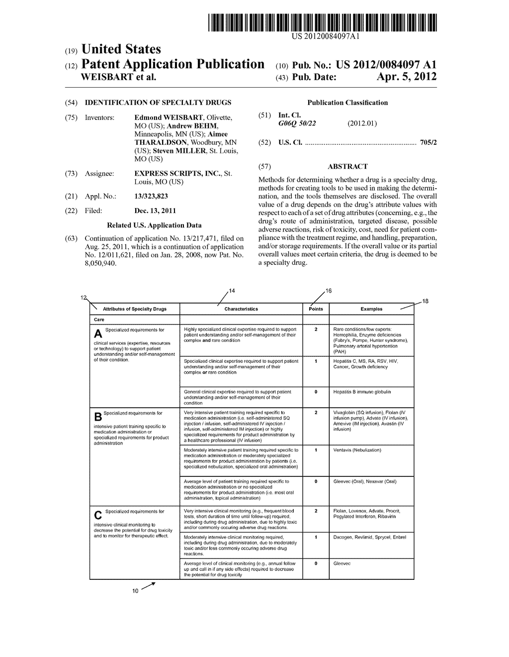 IDENTIFICATION OF SPECIALTY DRUGS - diagram, schematic, and image 01