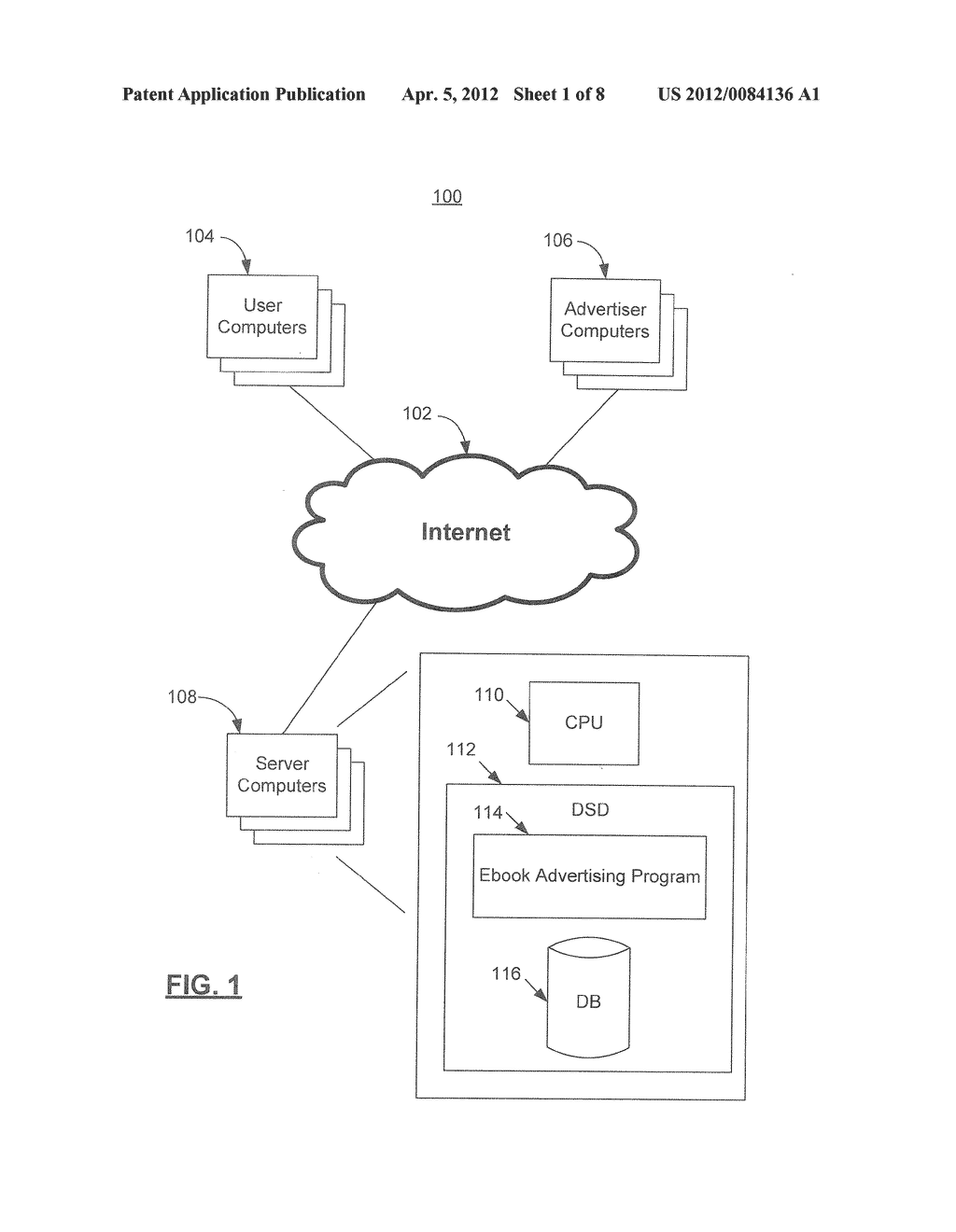 EBOOK ADVERTISING, INCLUDING COST-SHARING TECHNIQUES - diagram, schematic, and image 02