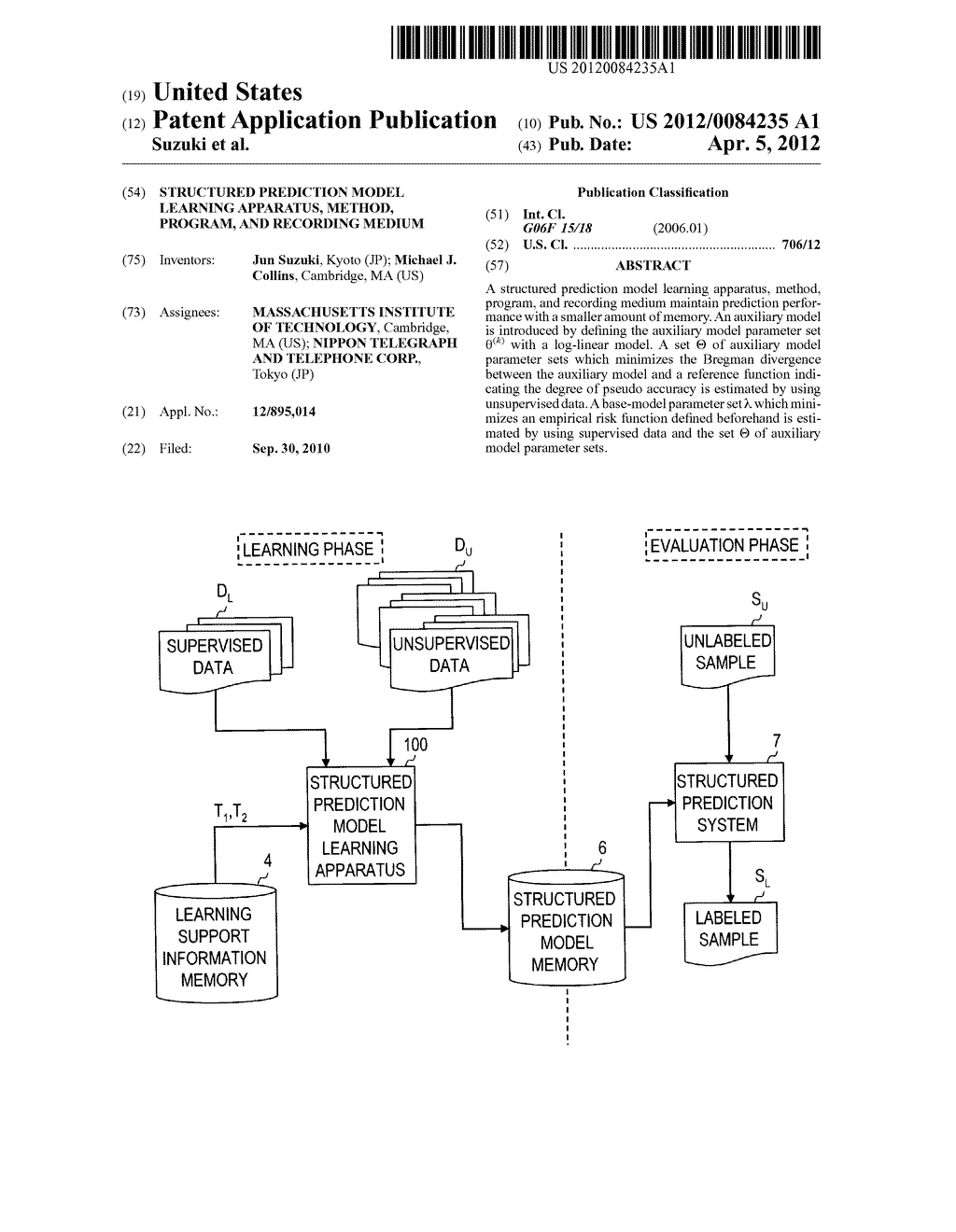 STRUCTURED PREDICTION MODEL LEARNING APPARATUS, METHOD, PROGRAM, AND     RECORDING MEDIUM - diagram, schematic, and image 01