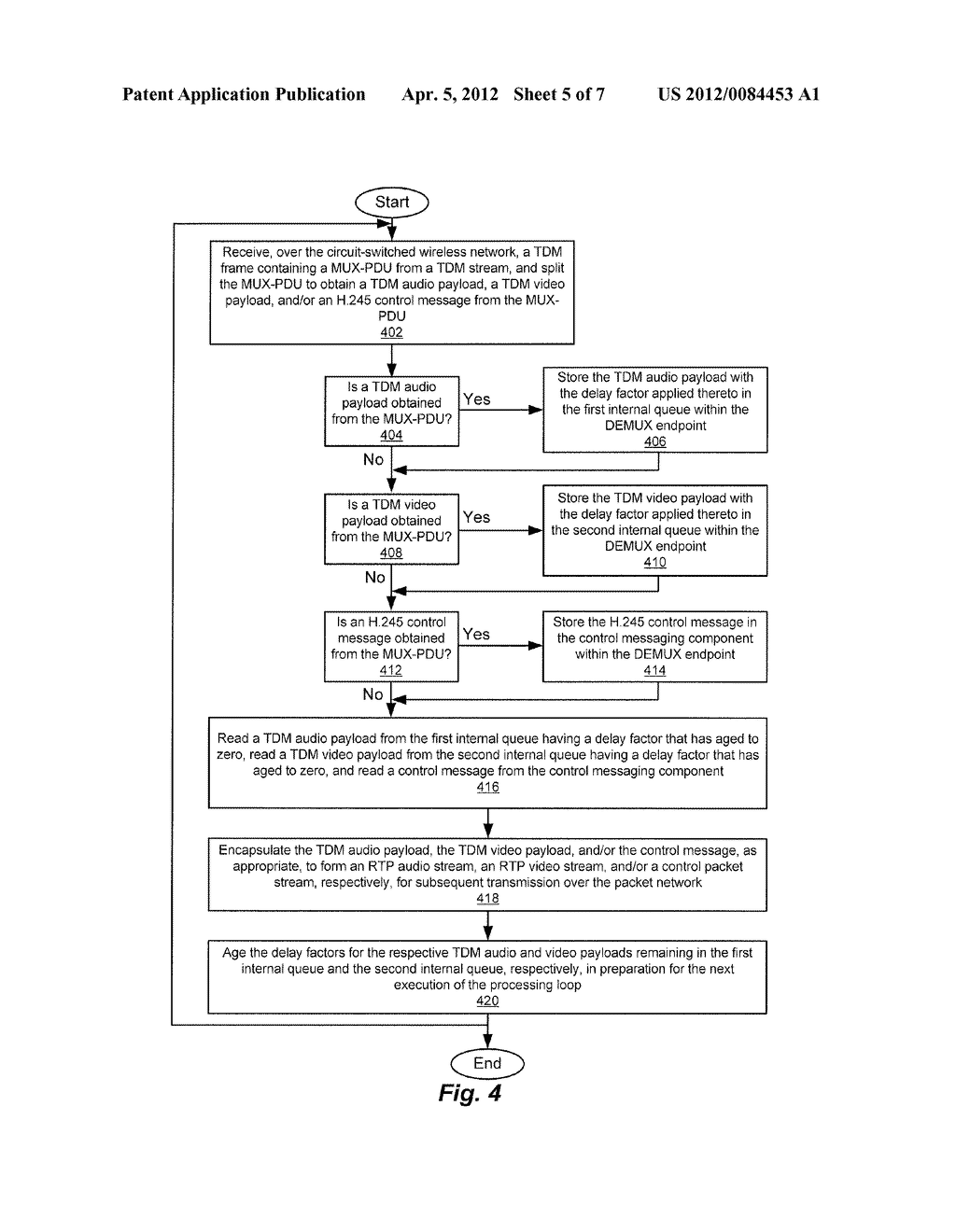 ADJUSTING AUDIO AND VIDEO SYNCHRONIZATION OF 3G TDM STREAMS - diagram, schematic, and image 06