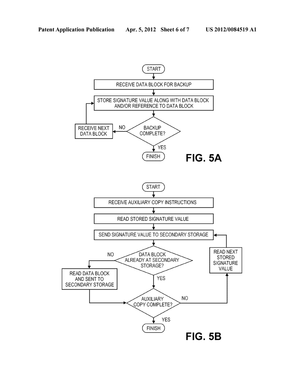 SYSTEMS AND METHODS FOR RETAINING AND USING DATA BLOCK SIGNATURES IN DATA     PROTECTION OPERATIONS - diagram, schematic, and image 07