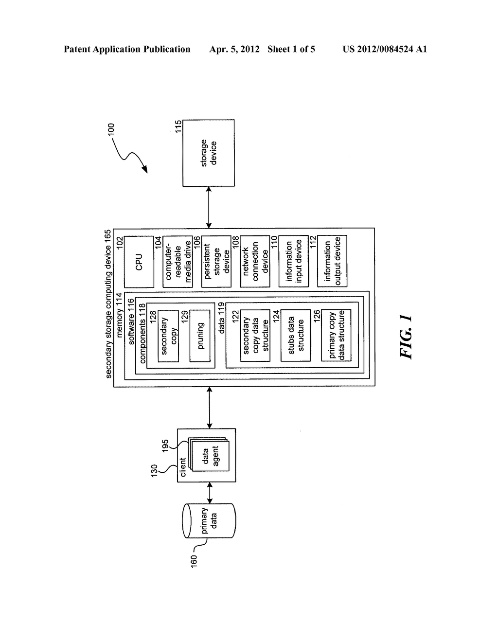 ARCHIVING DATA OBJECTS USING SECONDARY COPIES - diagram, schematic, and image 02