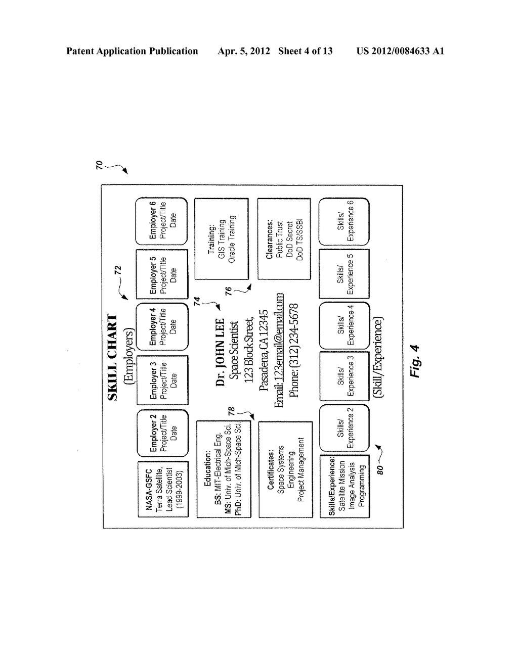 METHOD OF GENERATING A GRAPHICAL RESUME - diagram, schematic, and image 05