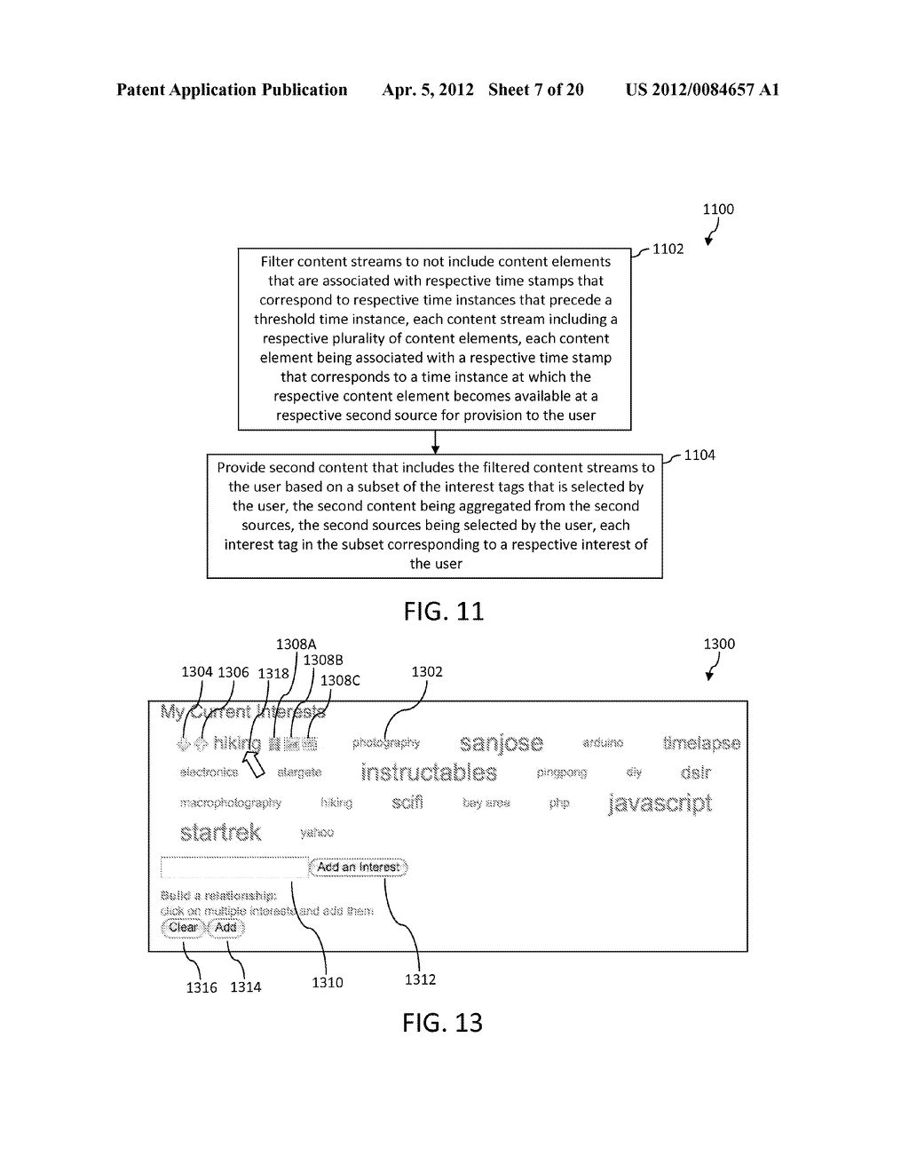 PROVIDING CONTENT TO A USER FROM MULTIPLE SOURCES BASED ON INTEREST TAG(S)     THAT ARE INCLUDED IN AN INTEREST CLOUD - diagram, schematic, and image 08