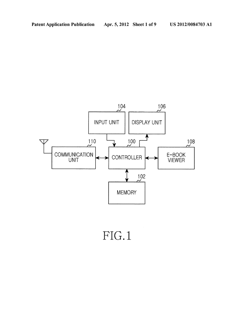 APPARATUS AND METHOD FOR TURNING E-BOOK PAGES IN PORTABLE TERMINAL - diagram, schematic, and image 02