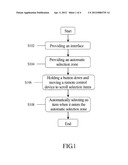 PROACTIVE BROWSING METHOD WITH SWING GESTURE IN FREE SPACE diagram and image