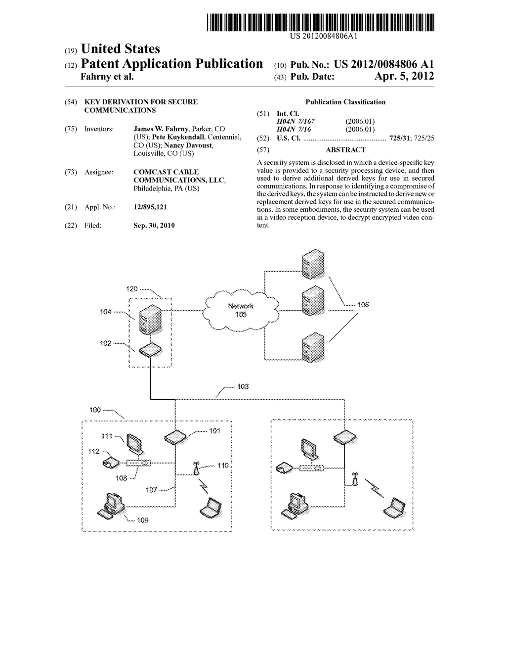 Key Derivation for Secure Communications - diagram, schematic, and image 01