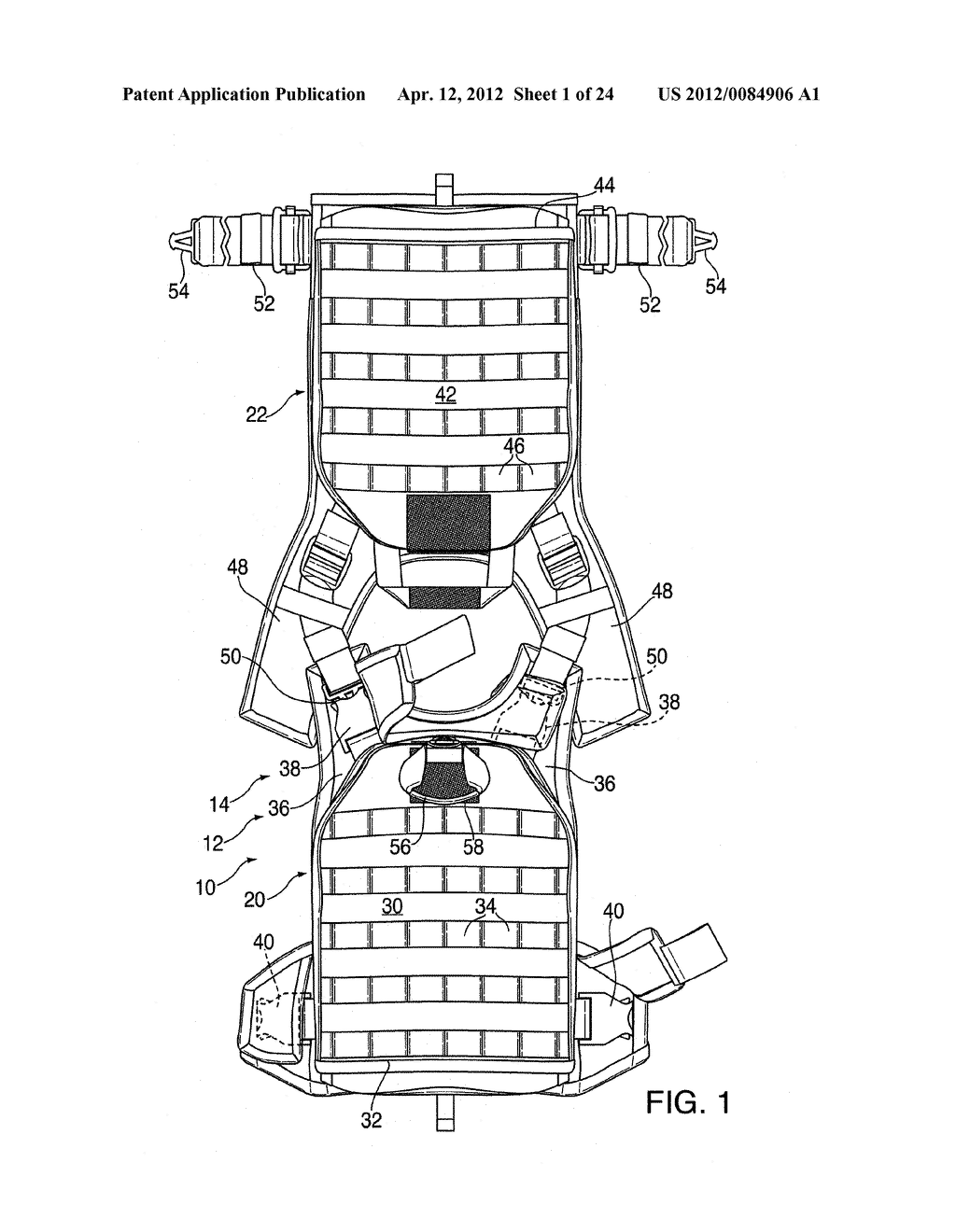 Modular and Scalable Soldier's Garment - diagram, schematic, and image 02