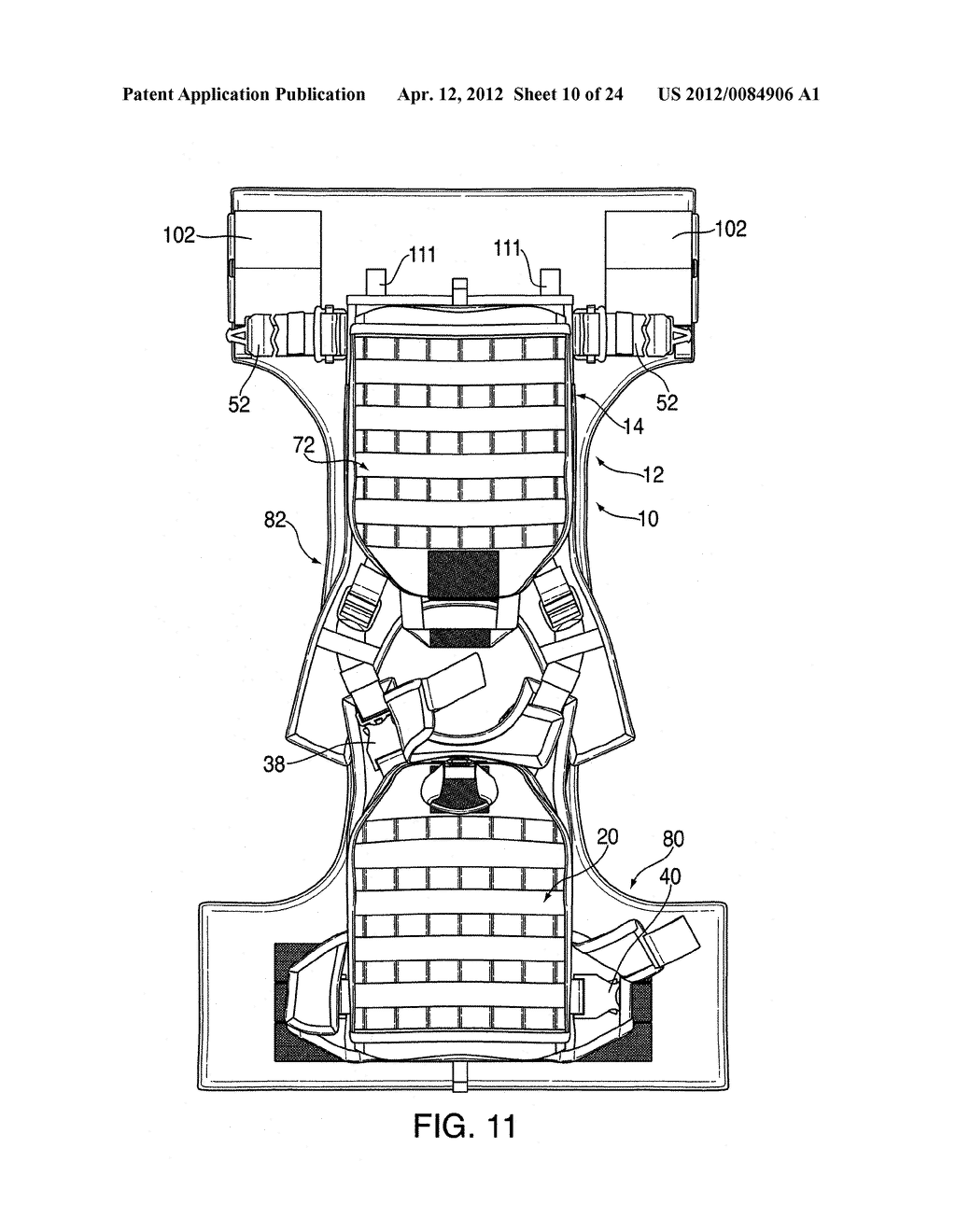 Modular and Scalable Soldier's Garment - diagram, schematic, and image 11