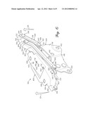 HOOD HINGE ASSEMBLY FOR VEHICLE diagram and image