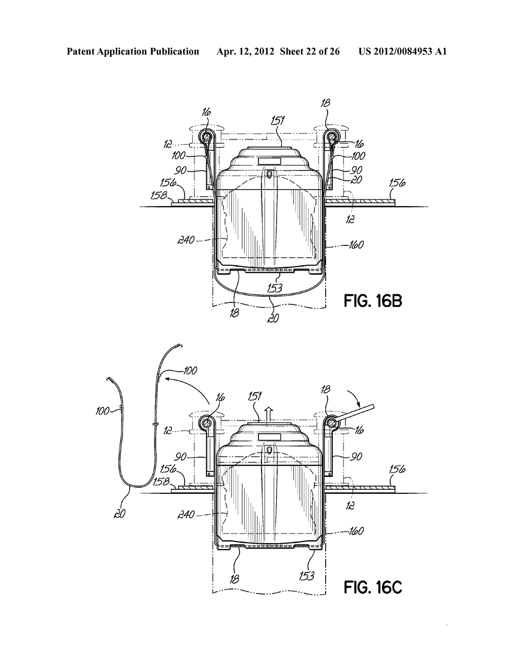 UNIVERSAL CASKET AND VAULT LIFTING AND LOWERING DEVICE - diagram, schematic, and image 23