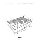 Footer structures and methods, and panel and wall structures using such     footer structures diagram and image